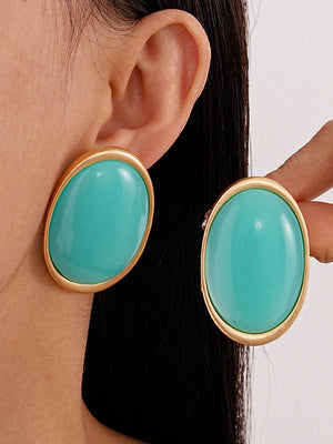 Boucles d'oreilles pendantes géométriques
