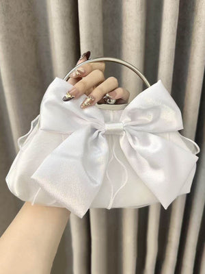 Chaînes ornées d'un nœud Serrure Sacs à bandoulière Sacs de soirée Pochettes Mini-sacs