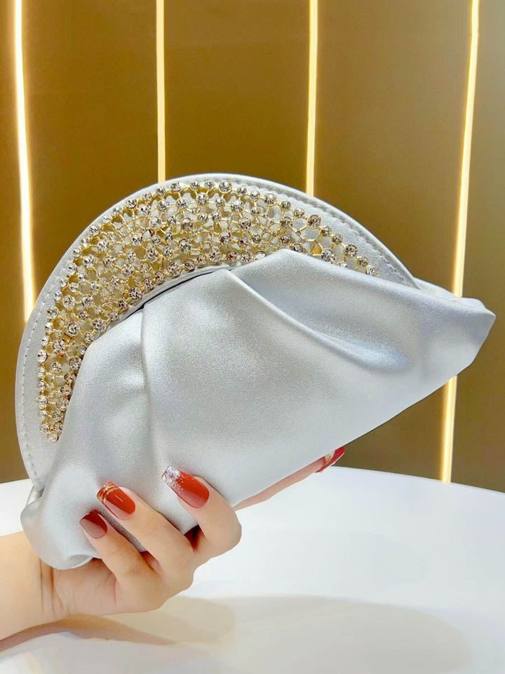 Sac à main à chaîne, à strass