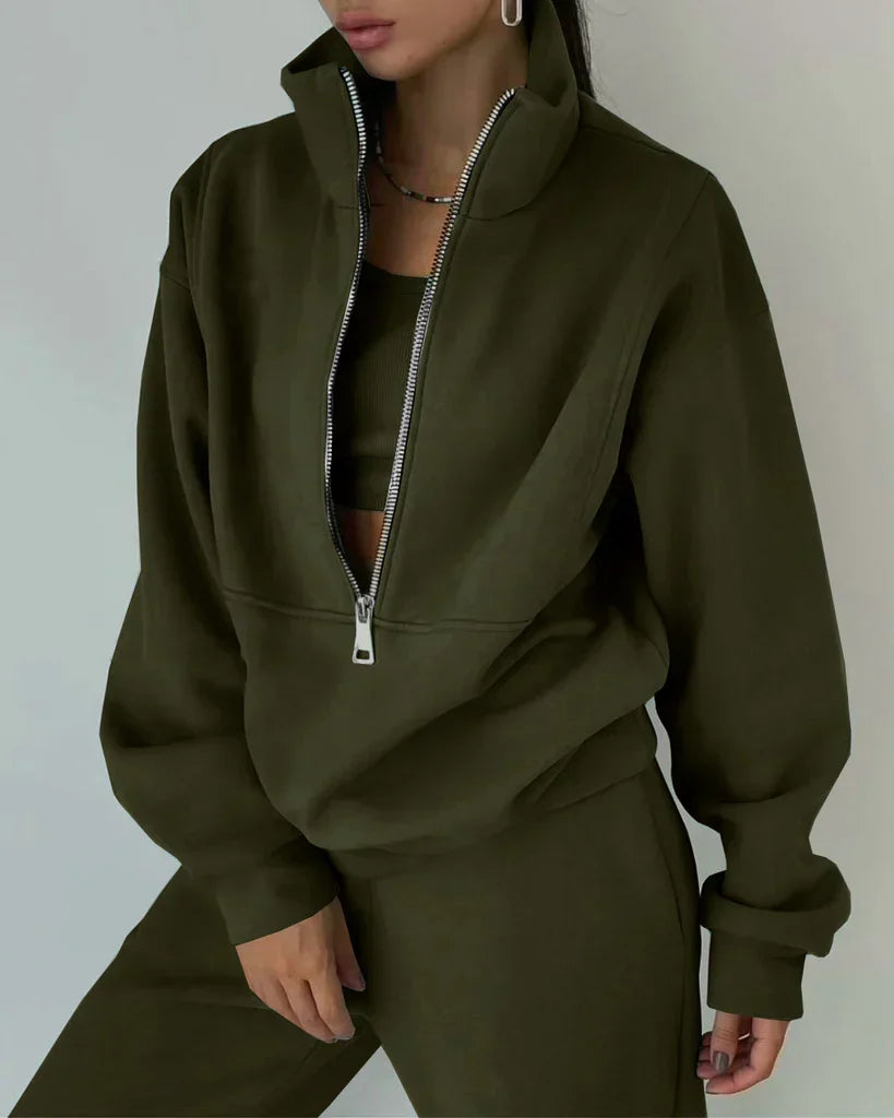 Peja - sweat-shirt et pantalon pour femmes avec fermeture éclair