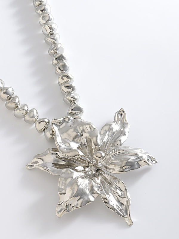Collier en forme de fleur