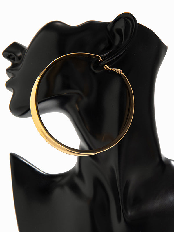 Boucles d'oreilles pendantes géométriques