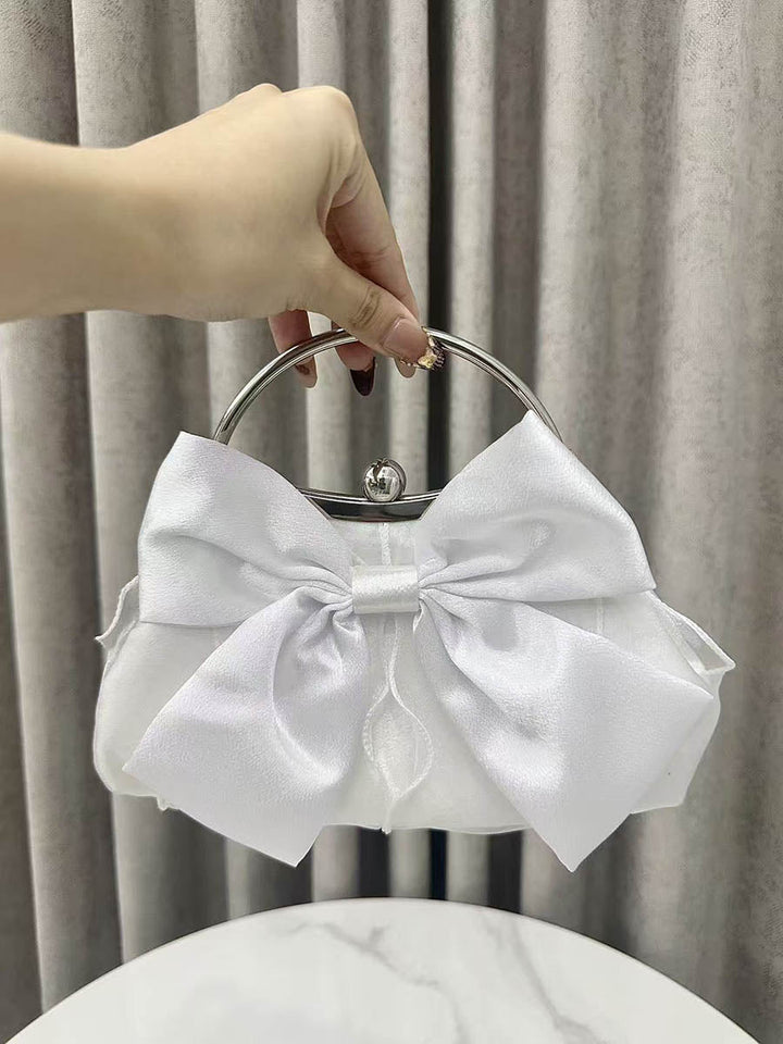 Chaînes ornées d'un nœud Serrure Sacs à bandoulière Sacs de soirée Pochettes Mini-sacs