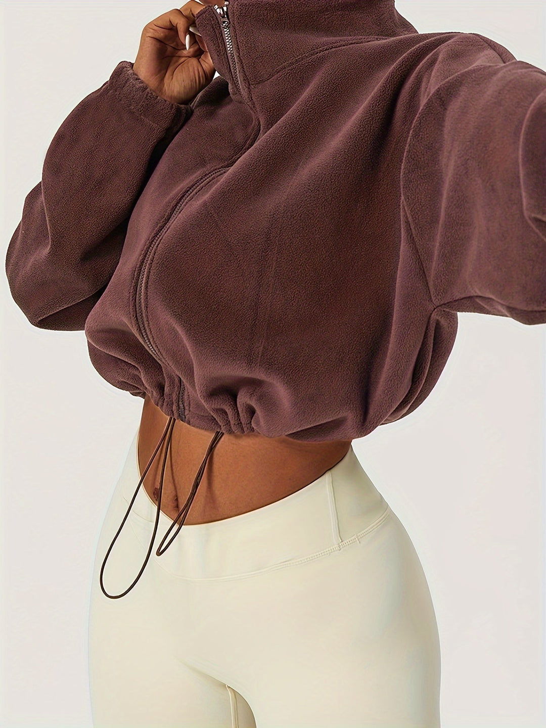Velexia | Crop-Top en Fleece