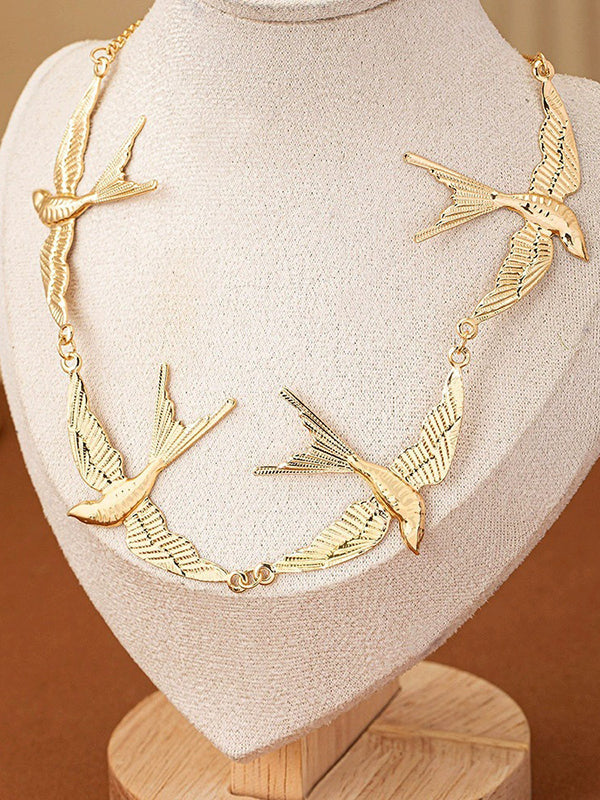 Collier géométrique en forme d'animal