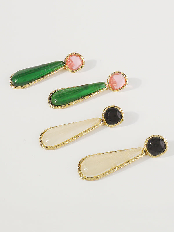 Boucles d'oreilles pendantes géométriques