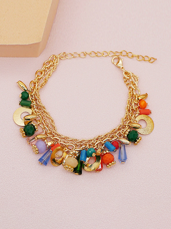 Bracelet superposé à chaîne
