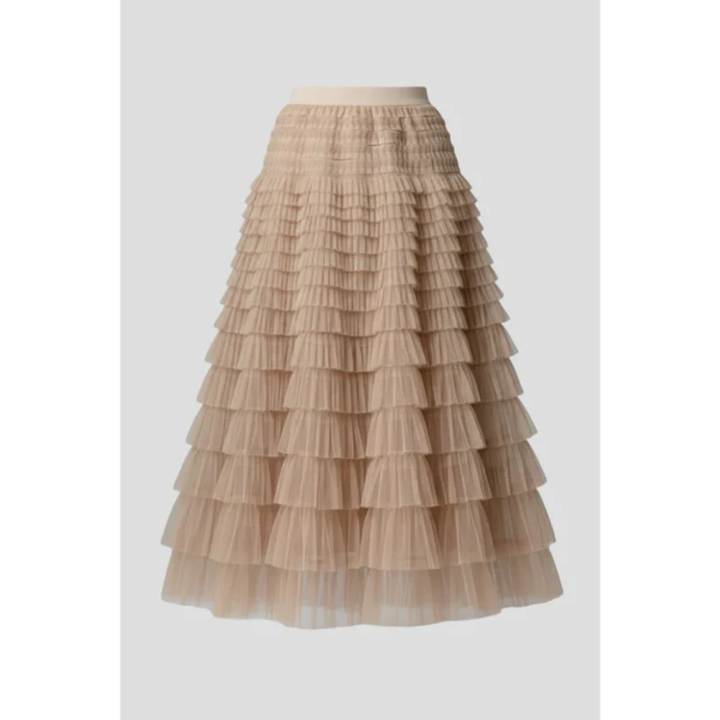 Carlotta | Jupe Midi Tulle Élégante pour Femmes