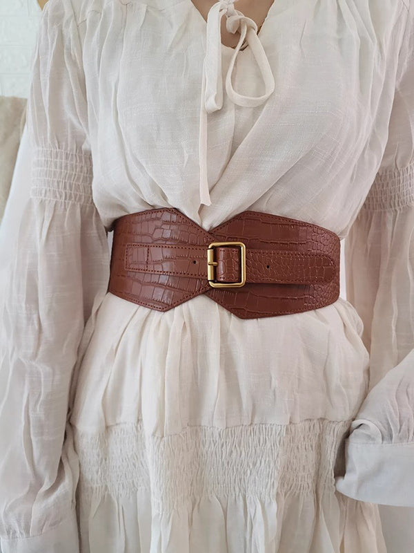 Boucle de ceinture Ceintures de taille géométriques à empiècements & Poignets de cuisse