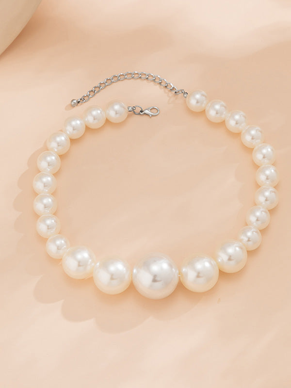 Collier perlé à perles