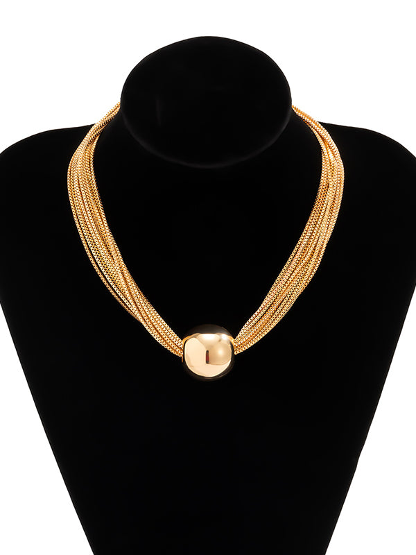Collier élégant géométrique tendance