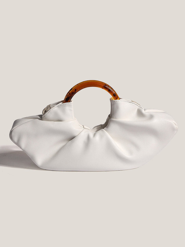 Sac à main plissé