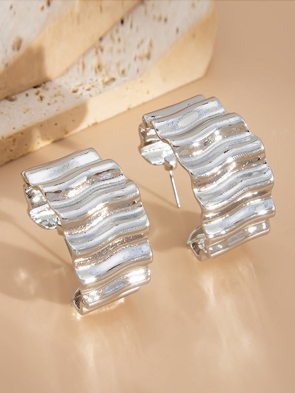 Boucles d'oreilles pendantes géométriques