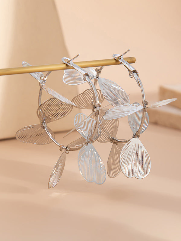 Boucles d'oreilles pendantes géométriques