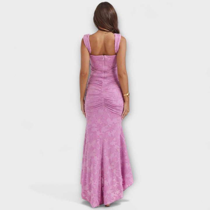 Renske - Robe maxi élégante avec corset artistique