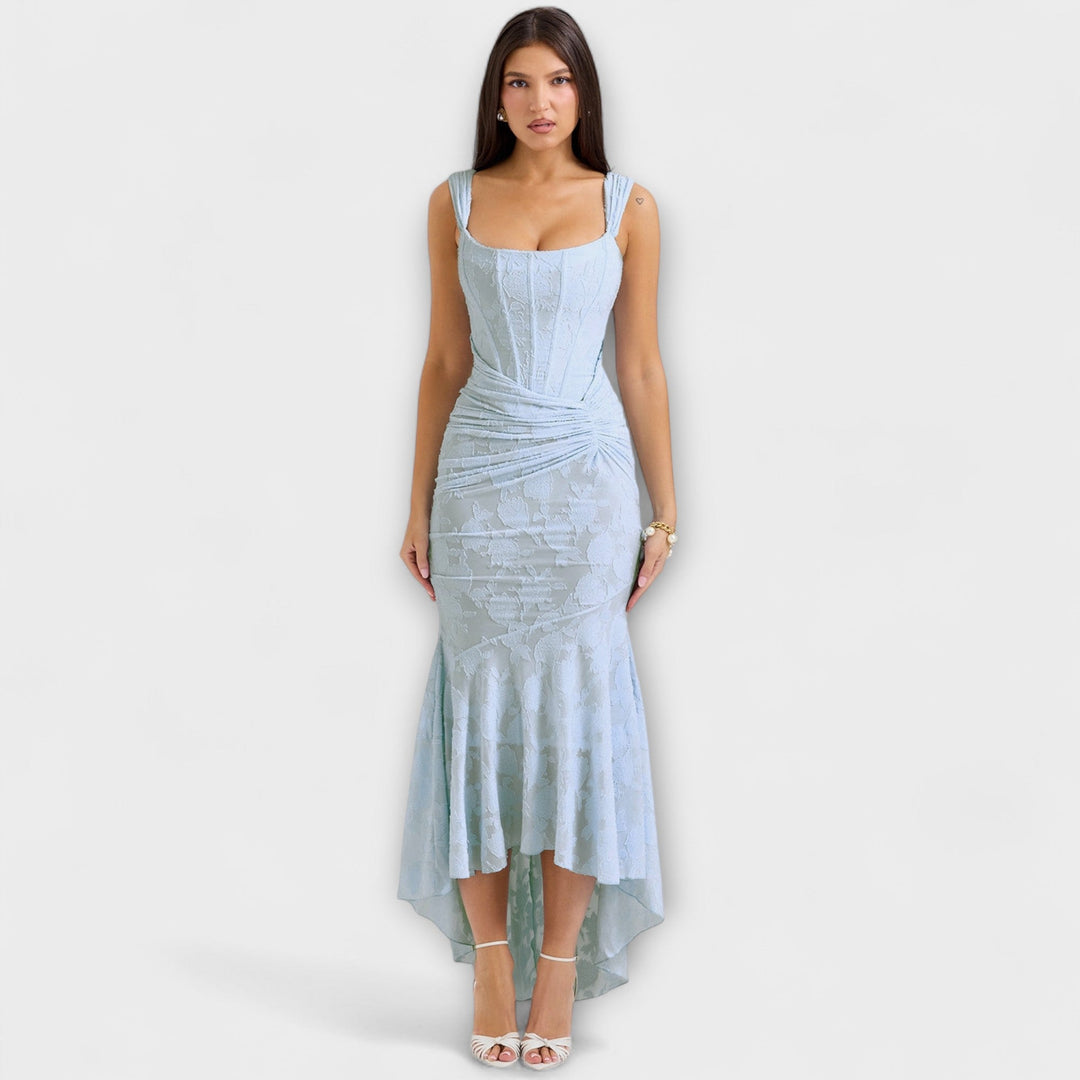 Renske - Robe maxi élégante avec corset artistique