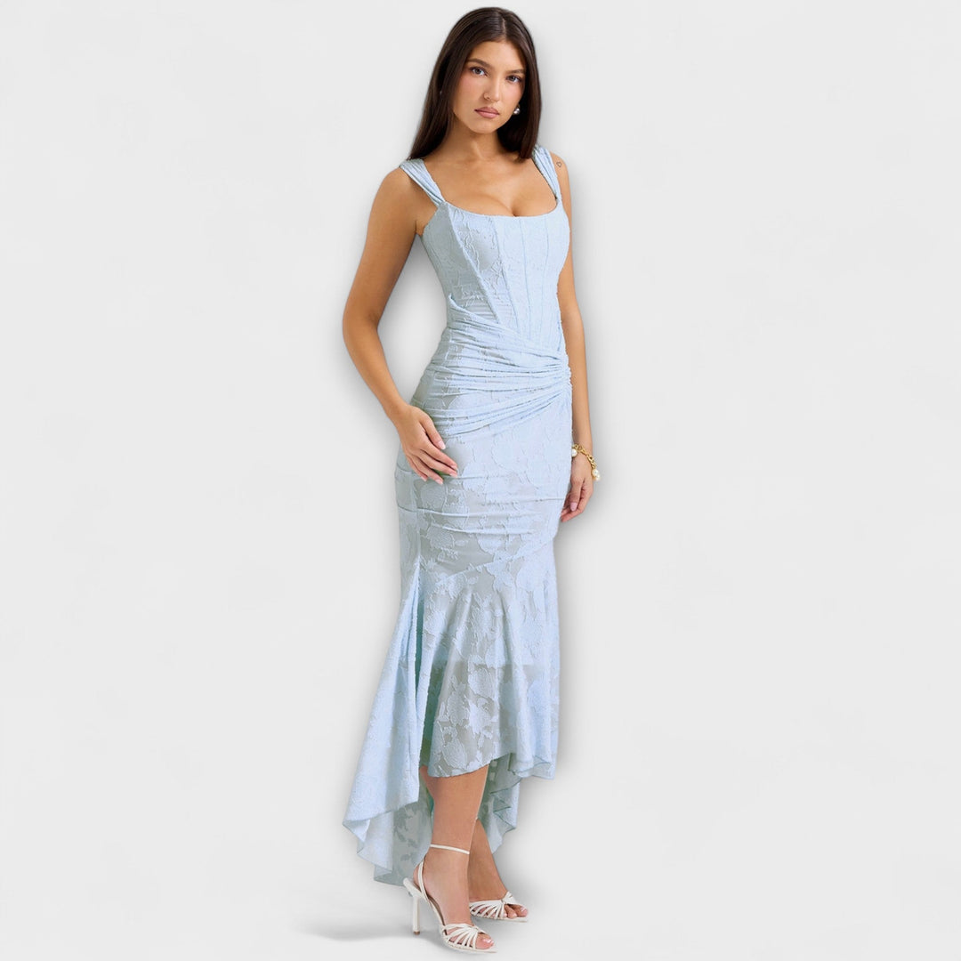 Renske - Robe maxi élégante avec corset artistique