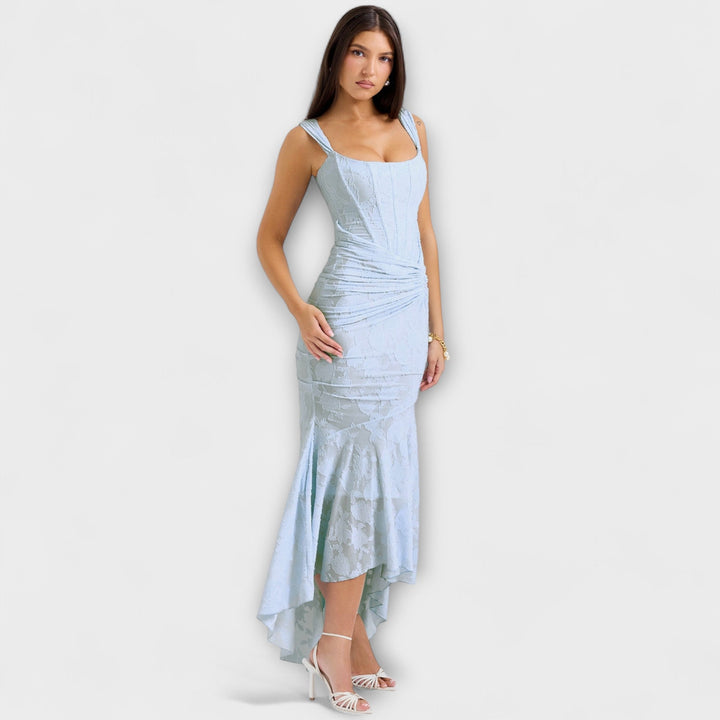 Renske - Robe maxi élégante avec corset artistique