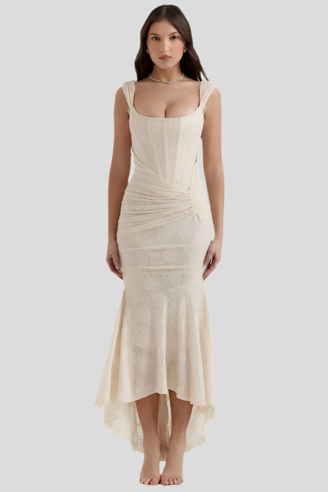 Liva – Sans manches, drapé, robe de soirée Bodycon