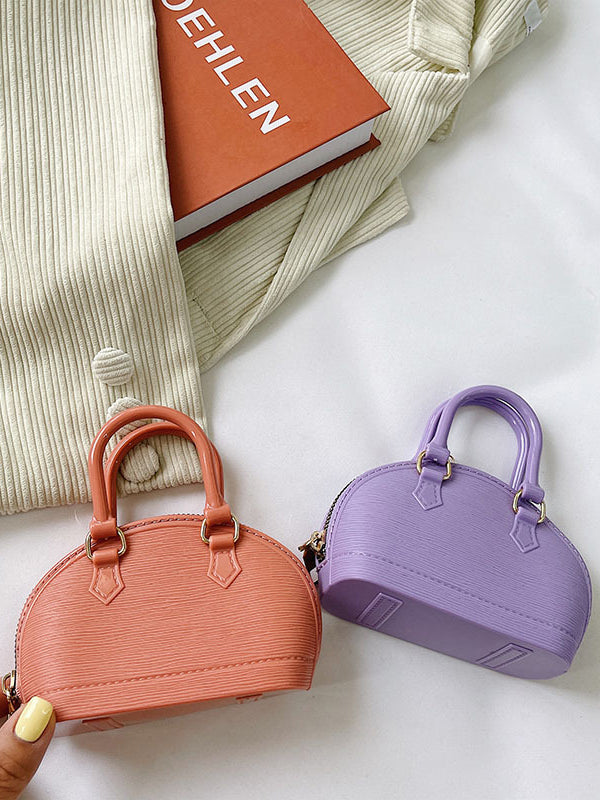 Sac besace géométrique à chaîne, à fermeture éclair