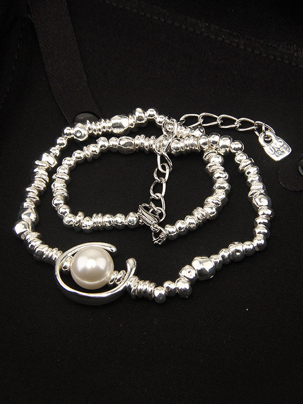 Bracelet géométrique à chaîne