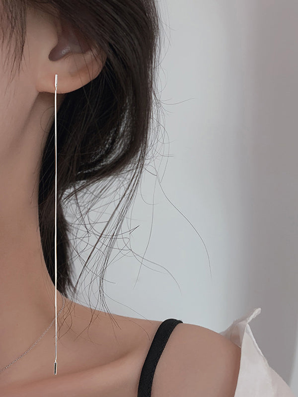 Boucles d'oreilles pendantes à pompons