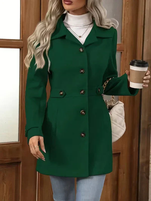 Hanna | Manteau d'hiver en tweed élégant pour femmes moderne
