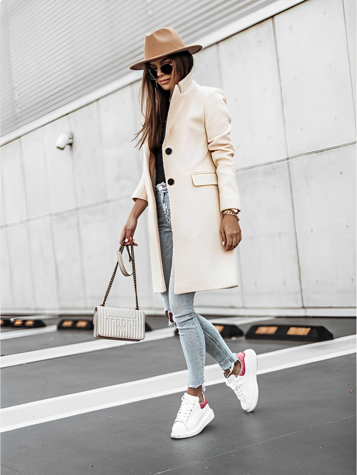 Manteau trench élégant long pour femmes