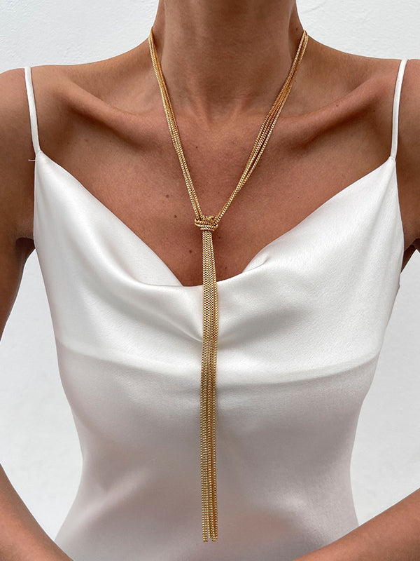 Collier à pompons