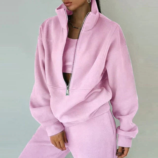 Peja - sweat-shirt et pantalon pour femmes avec fermeture éclair