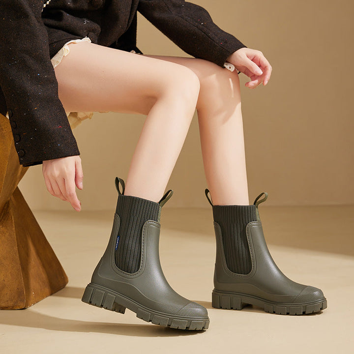 Charlotte | Bottines Chelsea à semelle profilée robuste pour femmes