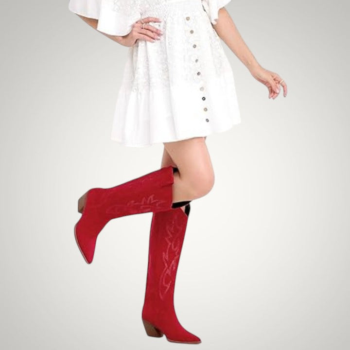 Clara | Bottes de cowboy western pour femmes, hauteur genou