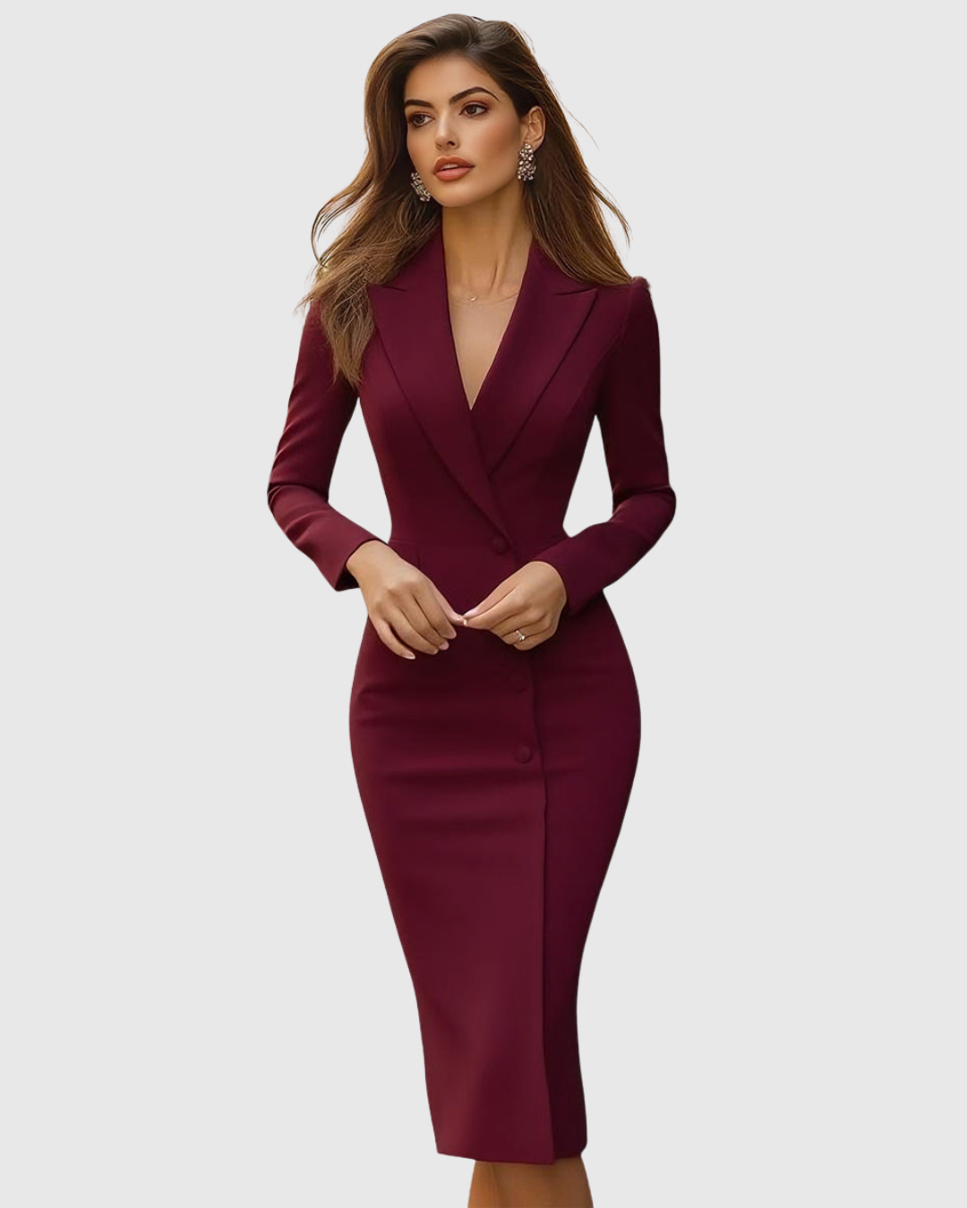 Clarissa | Robe Midi Blazer Femme