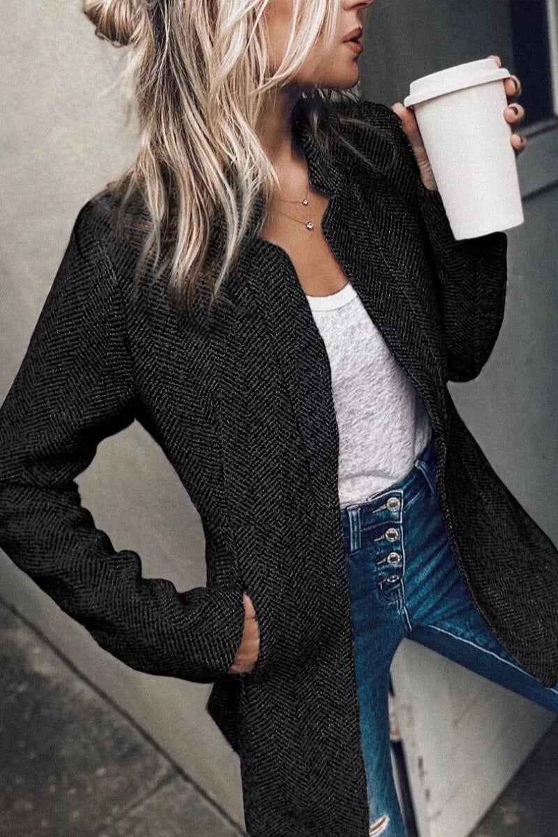 Manteau long décontracté pour femmes