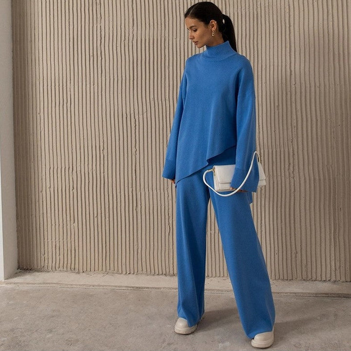 Chemisier et pantalon à manches longues pour femmes