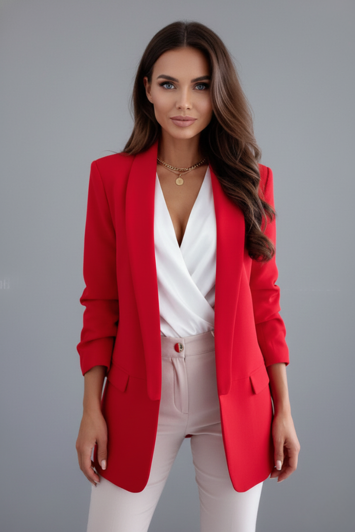 Cordelia | Blazer long à manches longues pour femmes