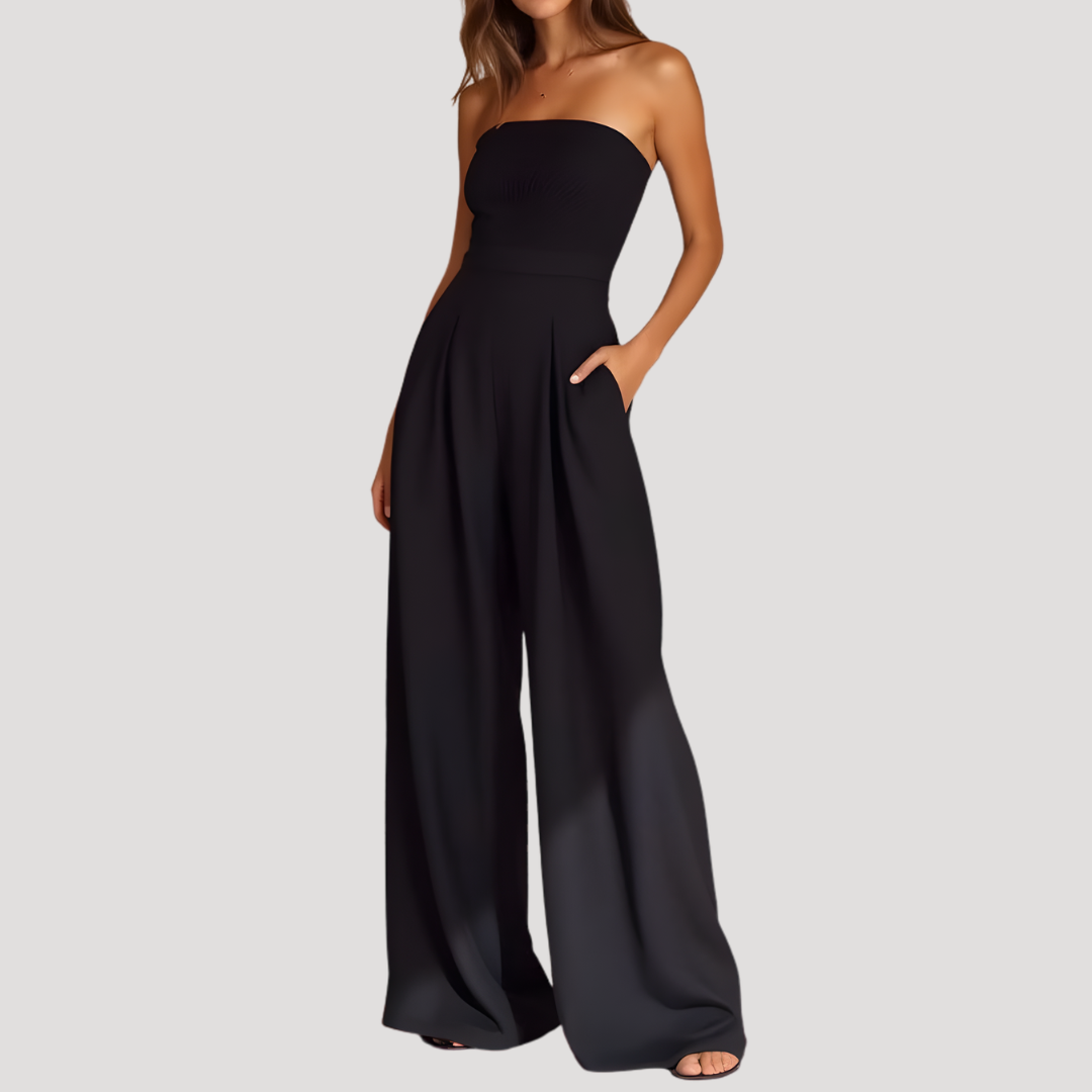 Cordelia | Combinaison Large Sans Bretelles Femme