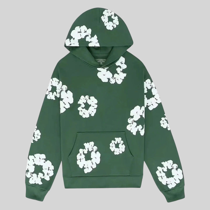 Cornelia | Sweat à capuche décontracté pour femmes avec imprimé floral