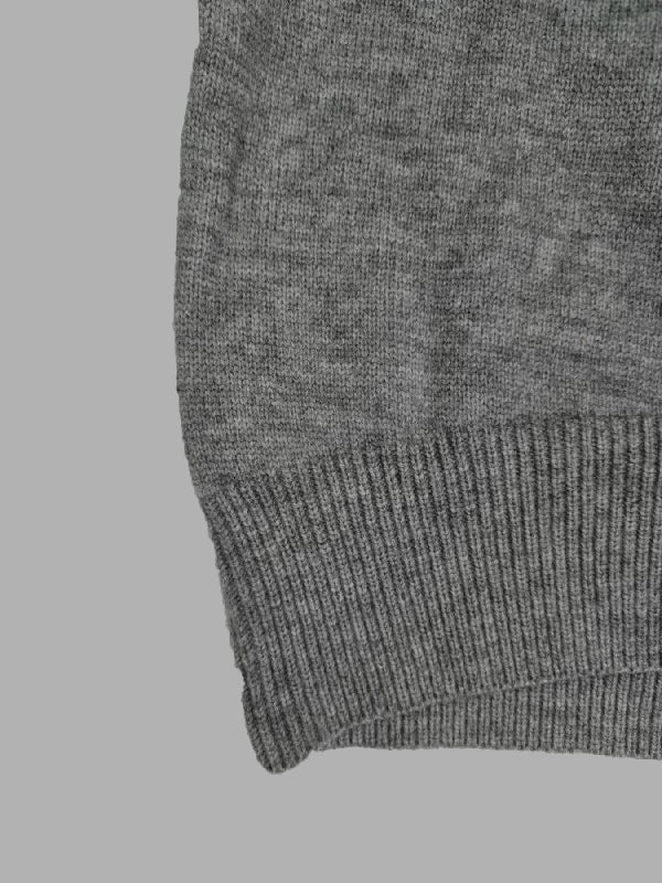 Pull décontracté ample à manches longues, à col haut, couleur unie