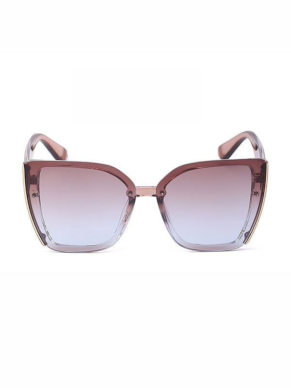 Lunettes de soleil géométriques anti-UV