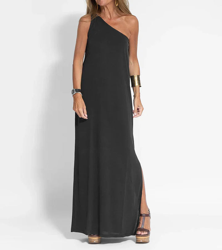 Natalie - Robe Maxi à Épaule Dénudée Élégante pour Femmes