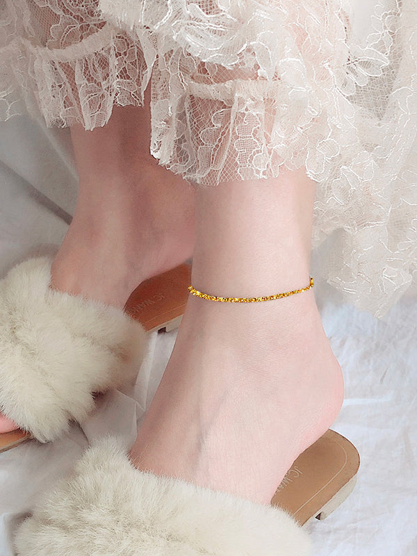 Bracelets de cheville brillants