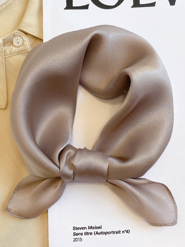 Écharpe décontractée couleur unie
