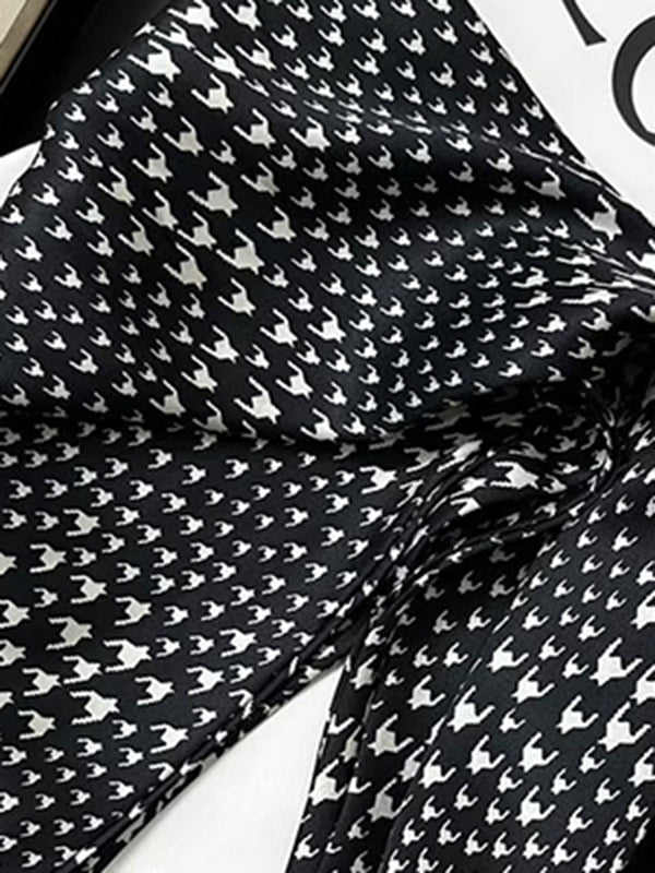 Foulards pied-de-poule