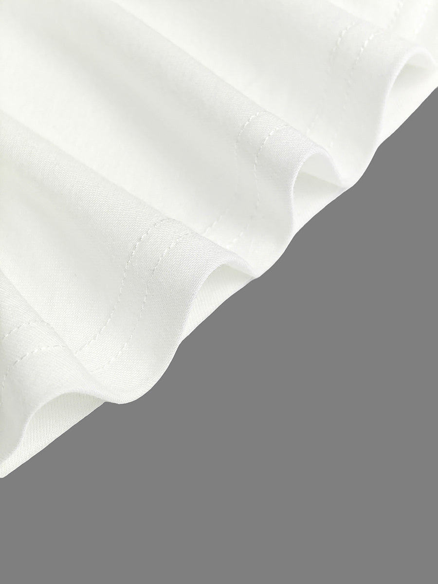 Chemisier ample asymétrique plissé sans manches, asymétrique à une épaule, couleur unie