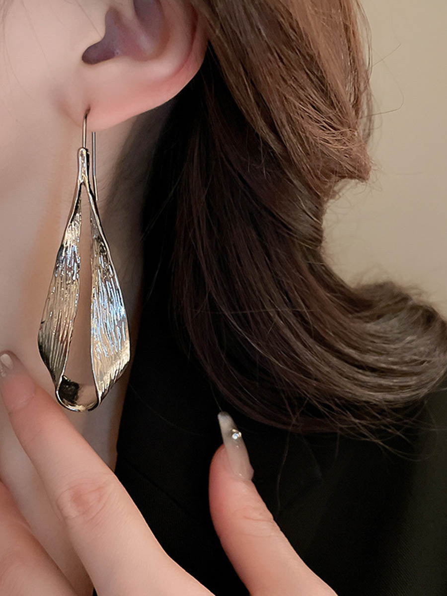 Boucles d'oreilles pendantes géométriques normcore