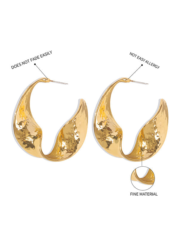 Boucles d'oreilles pendantes géométriques