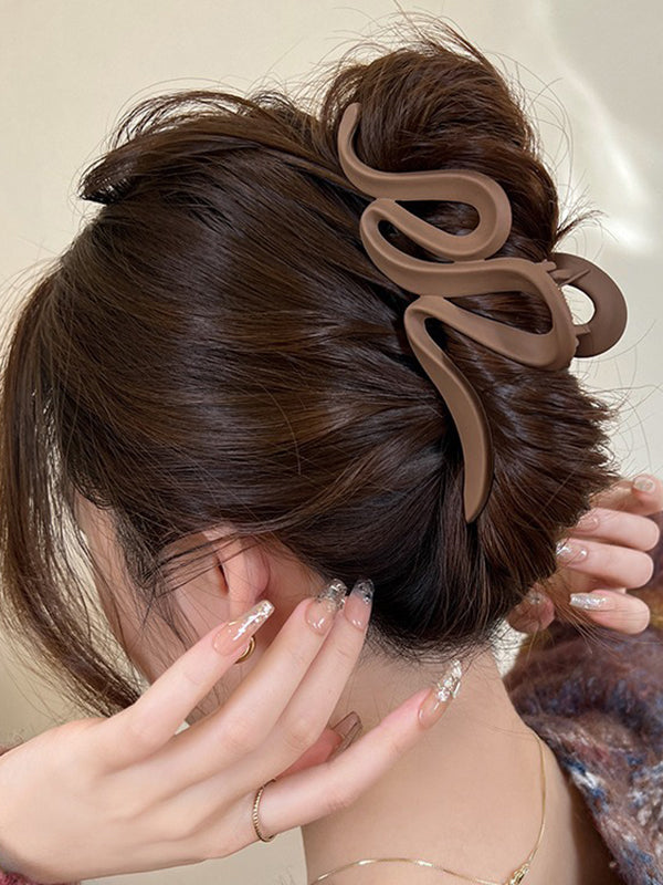 Pince à cheveux griffe géométrique