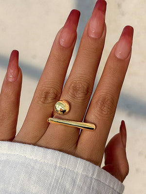 Bague géométrique