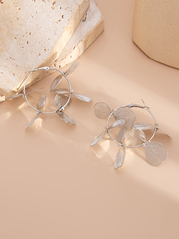 Boucles d'oreilles pendantes géométriques